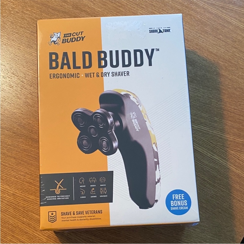 The Cut Buddy Bald Buddy Head Shaver Waterproof Rechargeable Electric Razor